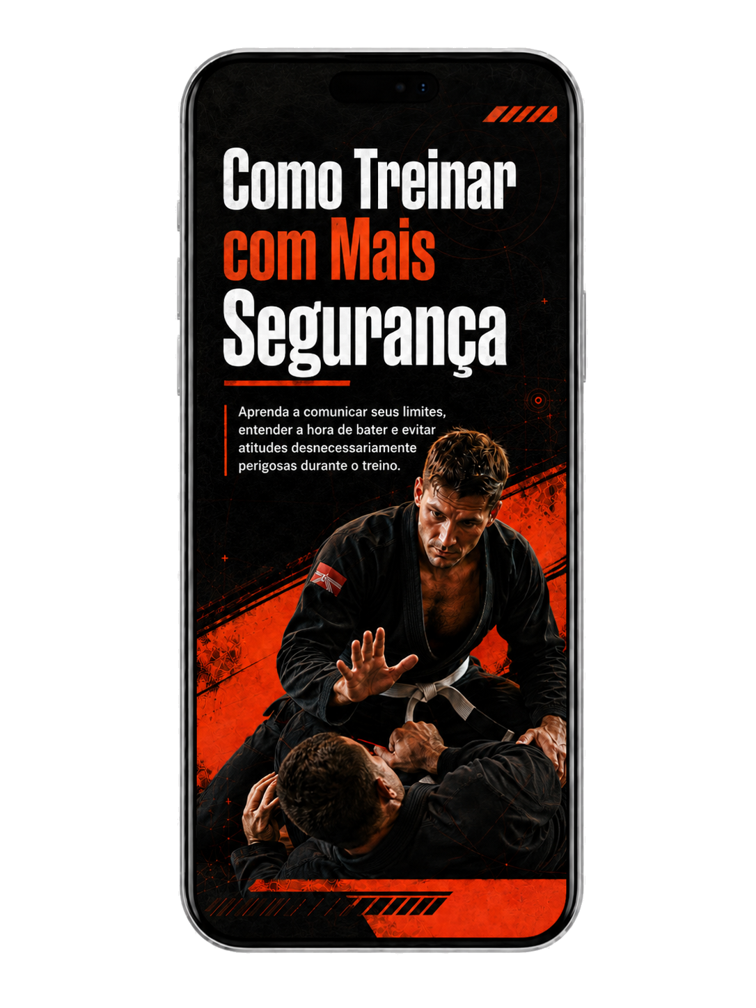 Mockup Como Treinar com Mais Segurança